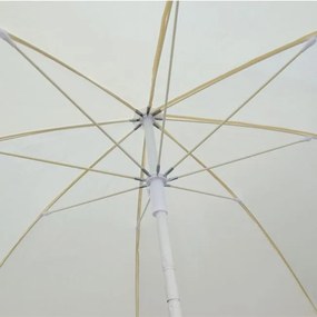 ΟΜΠΡΕΛΑ ΘΑΛΑΣΣΗΣ RANDALL 2.00μ HM6015.01 ΛΕΥΚΗ 8 ΑΚΤΙΝΕΣ FIBERGLASS (1 Τεμμάχια)