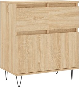 vidaXL Συρταριέρα Sonoma Δρυς 60x35x70 εκ. Επεξεργασμένο Ξύλο