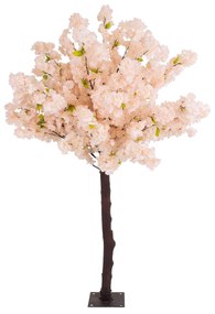 GloboStar® Artificial Garden SALMON CHERRY BLOSSOM TREE 20139 Τεχνητό Διακοσμητικό Δέντρο Σομόν Κερασιά Υ160cm