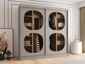 Ντουλάπα Bahrajn II 200 συρόμενη-Cashmere