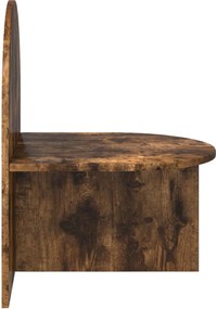 vidaXL Κομοδίνο Καπνιστή Δρυς 48 x 49 x 65 εκ.