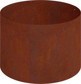 vidaXL Γλάστρα Κήπου Σκ rusty 90 x 90 x 20 εκ