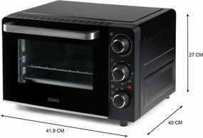 Μίνι Ηλεκτρικός Φούρνος DOMO 1300 W 20 L