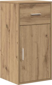 vidaXL Πλαϊνό γραφείο Artisan Oak 38 x 34 x 75 εκ