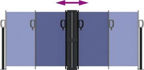 vidaXL Σκίαστρο Πλαϊνό Συρόμενο Μπλε 100 x 1000 εκ.