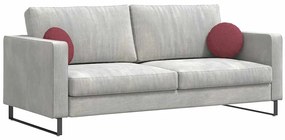 vidaXL Μαξιλάρια καθισμάτων 2 pcs Κόκκινο Ø30 x 13 εκ ύφασμα