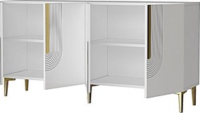 Console Meyra 150 - White, Gold White
Gold