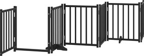 vidaXL Διαχωριστικό Σκύλων/Πόρτα Πτυσσόμενο 6 Πάνελ 300εκ. Μασίφ Ελάτη