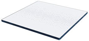 vidaXL Στρώματα Λευκό και Μπλε 200 x 200 cm