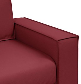 vidaXL Πολυθρόνα-καναπές Μπορντό 99 x 78 x 84 εκ. Δερματίνη