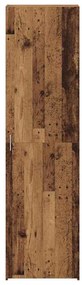 vidaXL Highboard Παλαιό ξύλο 50 x 42.5 x 185 εκ. Επεξεργασμένο ξύλο