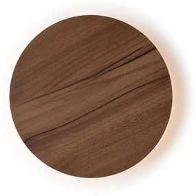 Φωτιστικό Τοίχου Με Mdf ZM1705LEDWDW Dark Brown Mdf,Μέταλλο