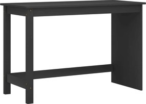 vidaXL Σετ Γραφείου και Κινητού Ντουλαπιού MOSS 2 pcs Μαύρο