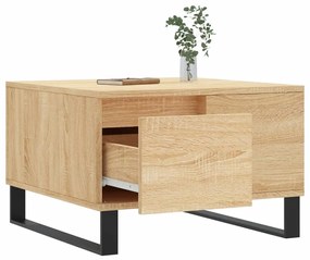 vidaXL Τραπεζάκι Σαλονιού Sonoma Δρυς 55x55x36,5εκ. Επεξεργασμένο Ξύλο
