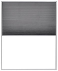 vidaXL Σήτα Παραθύρου Πλισέ 80 x 100 εκ. από Αλουμίνιο