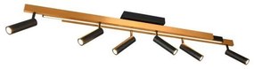 Φωτιστικό Οροφής - Σποτ Zeno 648310780 180x8x23cm Black-Gold Trio Lighting