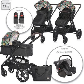 BABY STROLLER VIOLA TROPICAL FLOWERS