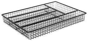 ESTIA ΘΗΚΗ ΣΥΡΤΑΡΙΟΥ METAL BLACK  ΜΕΤΑΛΛΙΚΗ 36x26cm ΜΑΥΡΗ