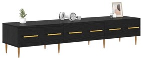 vidaXL Ντουλάπι TV Μαύρη Οξυά 150 x 36 x 30 εκ Επεξεργασμένο ξύλο