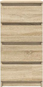 vidaXL Ραφιέρα Sonoma Δρυς 37,5x35x76 εκ. από Επεξεργ. Ξύλο