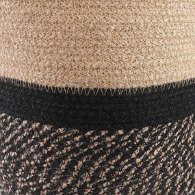 vidaXL Σετ Γλαστρών 2 pcs Φυσικό και Μαύρο Ø 28 x 28 εκ