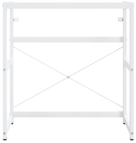 vidaXL Έπιπλο Μπάνιου Λευκό 79 x 38 x 83 εκ. Σιδερένιο