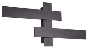 Φωτιστικό Τοίχου Belfast 275510232 SMD-LED 3000Κ 60x30cm Black Trio Lighting Metal