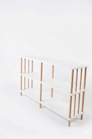 Μπουφές Λευκό LUNOTU 120x30x73