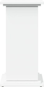 vidaXL Βάση Οθόνης με Αποθ. Λευκή 31x30x60 εκ. Επεξεργασμένο Ξύλο