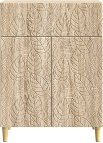 vidaXL Πλαϊνό γραφείο Sonoma Δρυς 66 x 34,5 x 90 εκ Επεξεργασμένο Ξύλο