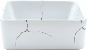 vidaXL Νιπτήρας Ορθογώνιος Λευκό 46x35,5x13 εκ. Κεραμικός