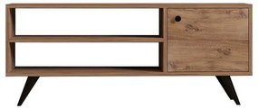 Έπιπλο τηλεόρασης Wison pakoworld σε sonoma απόχρωση 120x29x50εκ