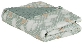 Κουβέρτα Fleece Αγκαλιάς-Λίκνου 75x100εκ. Relax 4901 Μέντα Das Baby