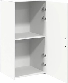 ντουλάπι αποθήκευσης vidaXL Λευκό 50x45x103,5 cm Κατασκευασμένο ξύλο