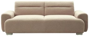 Kαναπές τριθέσιος Harmonious μπουκλέ μπεζ 223x42x114εκ 223.5x92x81 εκ.