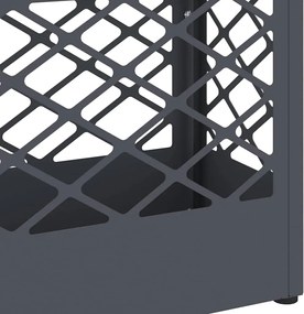 vidaXL Βάση ομπρέλας βροχής Ανθρακί 28 x 12 x 41 εκ Ατσάλι