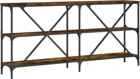 vidaXL Τραπέζι Κονσόλα Sonoma Δρυς 160x30x75 εκ. Επεξ. Ξύλο/Σίδηρος