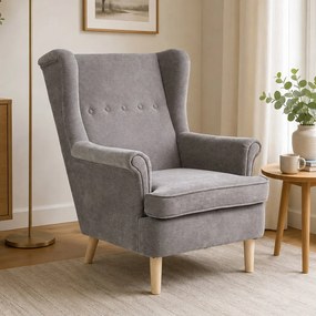 Πολυθρόνα (91x79x103) Spitishop Kensington Grey