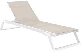 TROPIC ΞΑΠΛΩΣΤΡΑ WHITE/TAUPE ΑΛΟΥΜ-ΠΟΛ/ΝΙΟΥ
