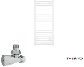 Thermo ALTO Θερμαινόμενη πετσετοκρεμάστρα από Mild Steel με υδραυλική λειτουργία, 80x40cm White