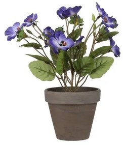 Τεχνητό Φυτό Πανσές Μωβ 19 εκ. 9190-6 Supergreens-9190-6-Μωβ 9190-6