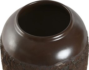 Βάζο Home ESPRIT Καφέ Κεραμικά 16 x 16 x 31 cm