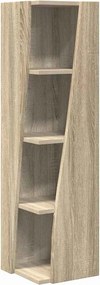 vidaXL Γωνιακό Ντουλάπι Δρύς Sonoma 27,5x27x102εκ Επεξεργασμένο ξύλο