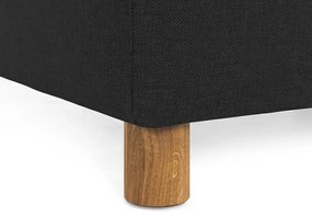 Γωνιακός Καναπές Scandinavian Choice C163, Ανθρακί, Δρυς, 407x199x80cm, Πόδια: Ξύλο | Epipla1.gr