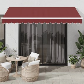 vidaXL Ηλεκτρική Αυλή 3,5 x 2,5 m Μπορντό 100% Πολυεστέρας