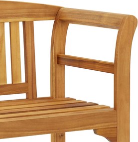 vidaXL Παγκάκι Ρόδου 1 -θέσιο 114 cm Solid acacia wood Natural
