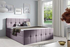 Επενδυμένο κρεβάτι Charlotte-Mwb-140 x 200