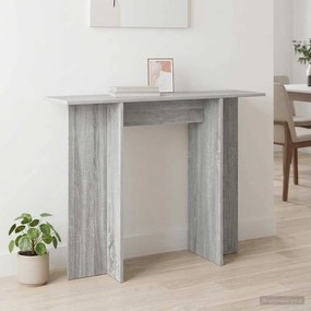 vidaXL Τραπέζι κονσόλας Γκρι Sonoma 100 x 30 x 75 εκ
