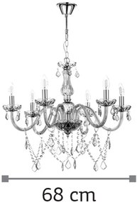 Φωτιστικό οροφής InLight 5314-6 Πολύφωτο-Μελί