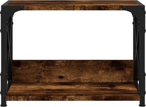 vidaXL Βάση Εκτυπωτή 2 Επιπέδων Καπνιστή Δρυς 44x26x31,5 εκ Επεξ. Ξύλο